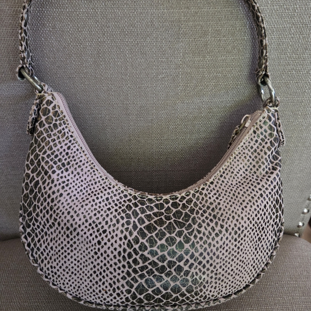 Elegant Snakeskin Pattern Women's Bag By NINE WEST